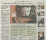 We are on the Columbus Dispatch for our hair straightening service